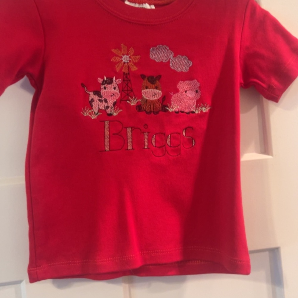 Briggs 18 months custom shirt